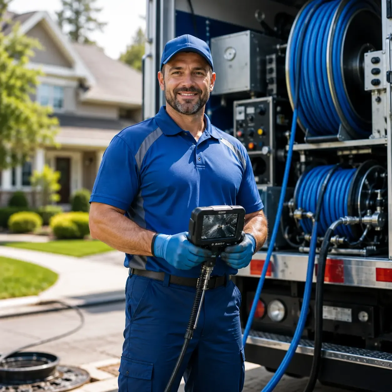 Local outdoor drain cleaning specialists in Corn, OK